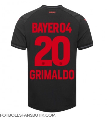 Bayer Leverkusen Alejandro Grimaldo #20 Replika Hemmatröja 2023-24 Kortärmad